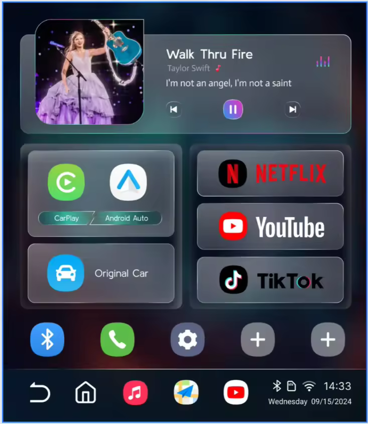 MonkeyBox – Kabelloses CarPlay & Android Auto mit Netflix & YouTube