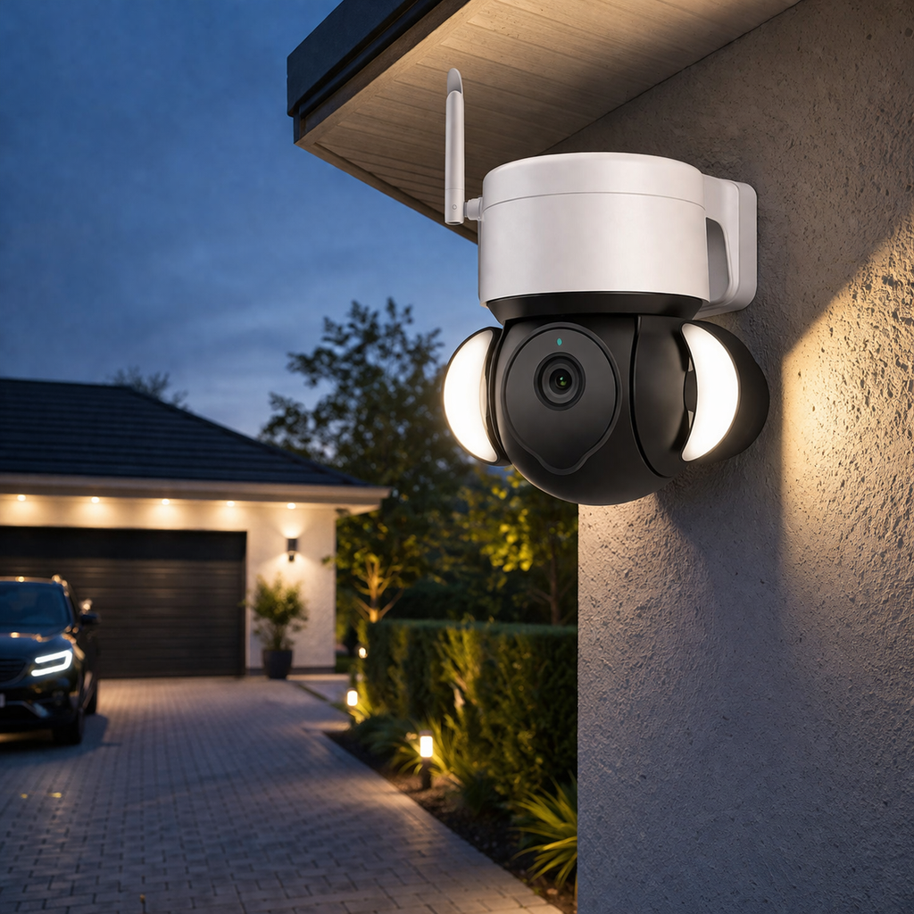 Caméra projecteur 1080P – Orientable – WiFi – Tuya – IP66