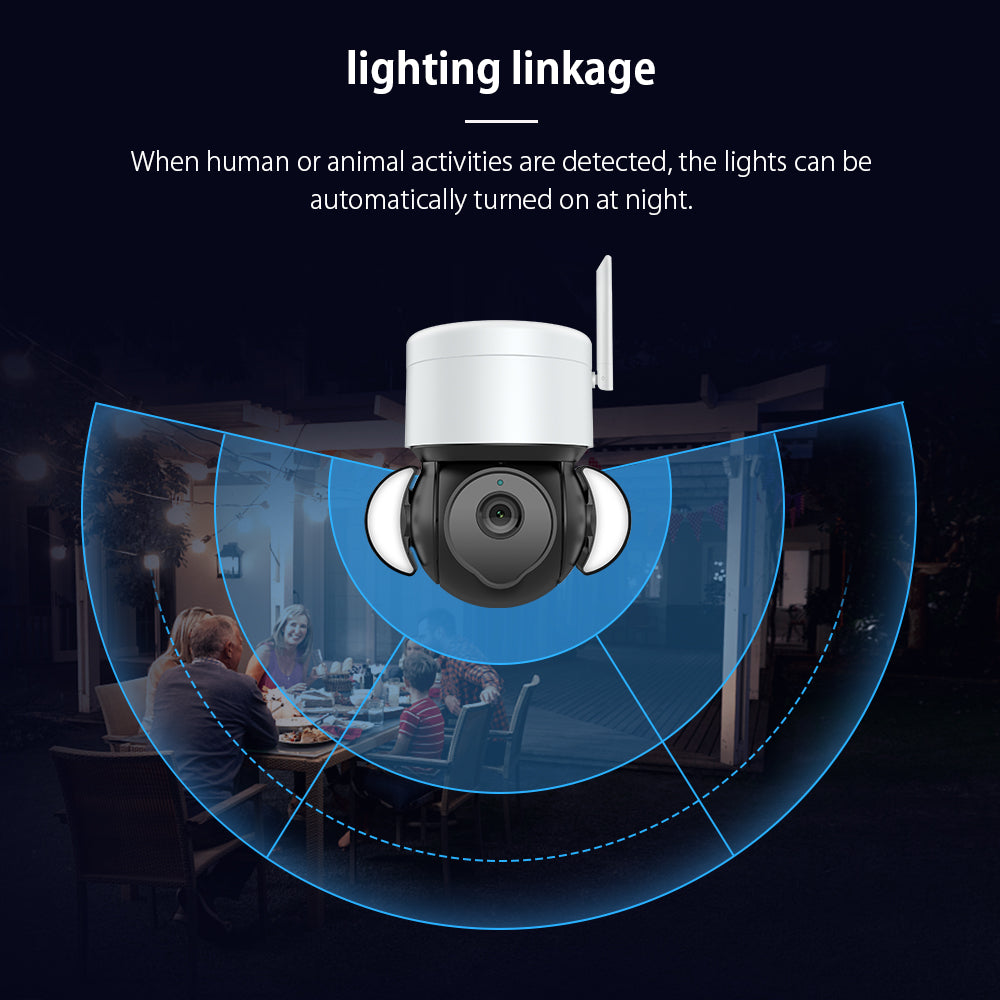 Caméra projecteur 1080P – Orientable – WiFi – Tuya – IP66