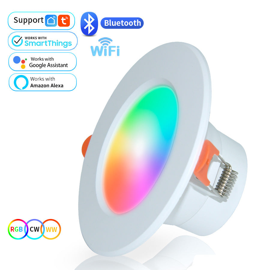 Smarter RGB-WLAN-Einbaustrahler – Dimmbare LED | Tuya Smart Life