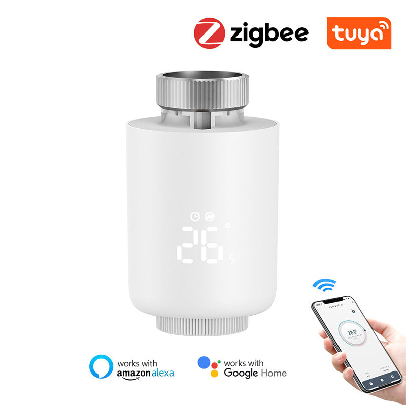 Smartes Heizkörperthermostat Zigbee – App, Alexa & Google Home