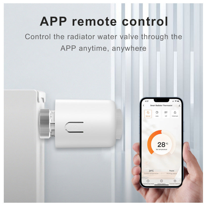 Smartes Heizkörperthermostat Zigbee – App, Alexa & Google Home