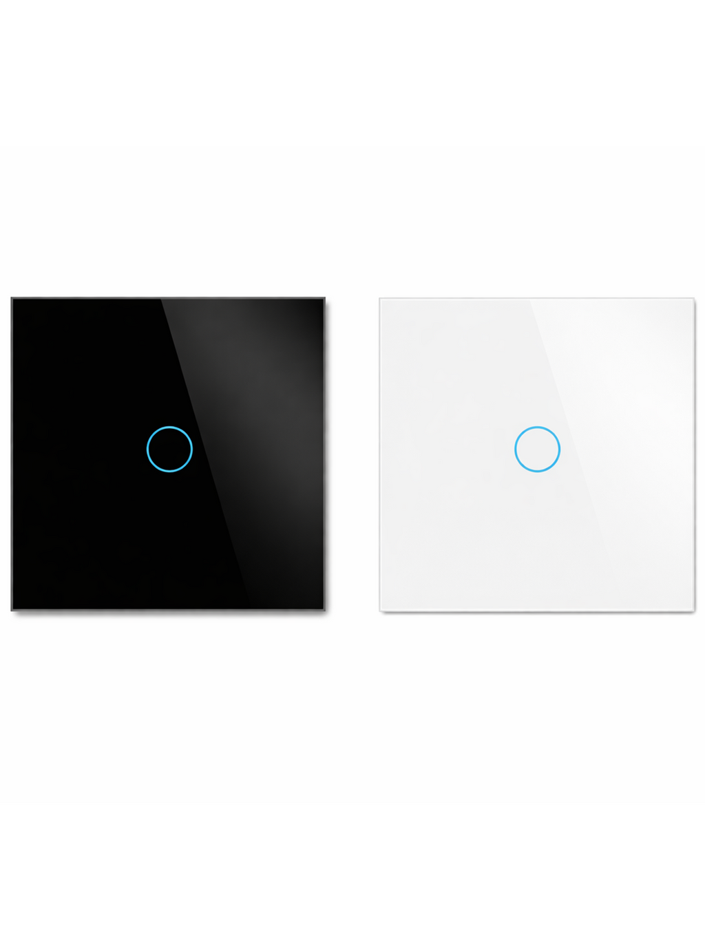 Slimme lichtschakelaar 1-voudig – WiFi / Zigbee – glas touch