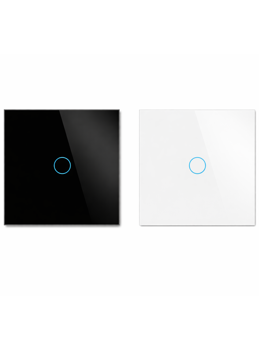 Slimme lichtschakelaar 1-voudig – WiFi / Zigbee – glas touch