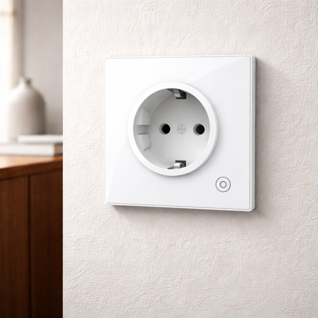 Slim wandstopcontact 16A – WiFi / Zigbee – glas touch – Tuya Smart Life