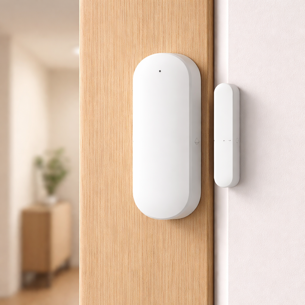 Slimme deur- & raamsensor – WiFi / Zigbee – met alarm – Alexa & Google